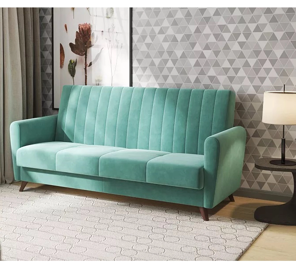 Диван-кровать Fortis Монако (Ультра минт)