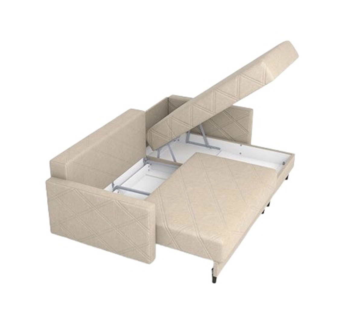 Диван угловой Fortis Лондон (Runa light beige)