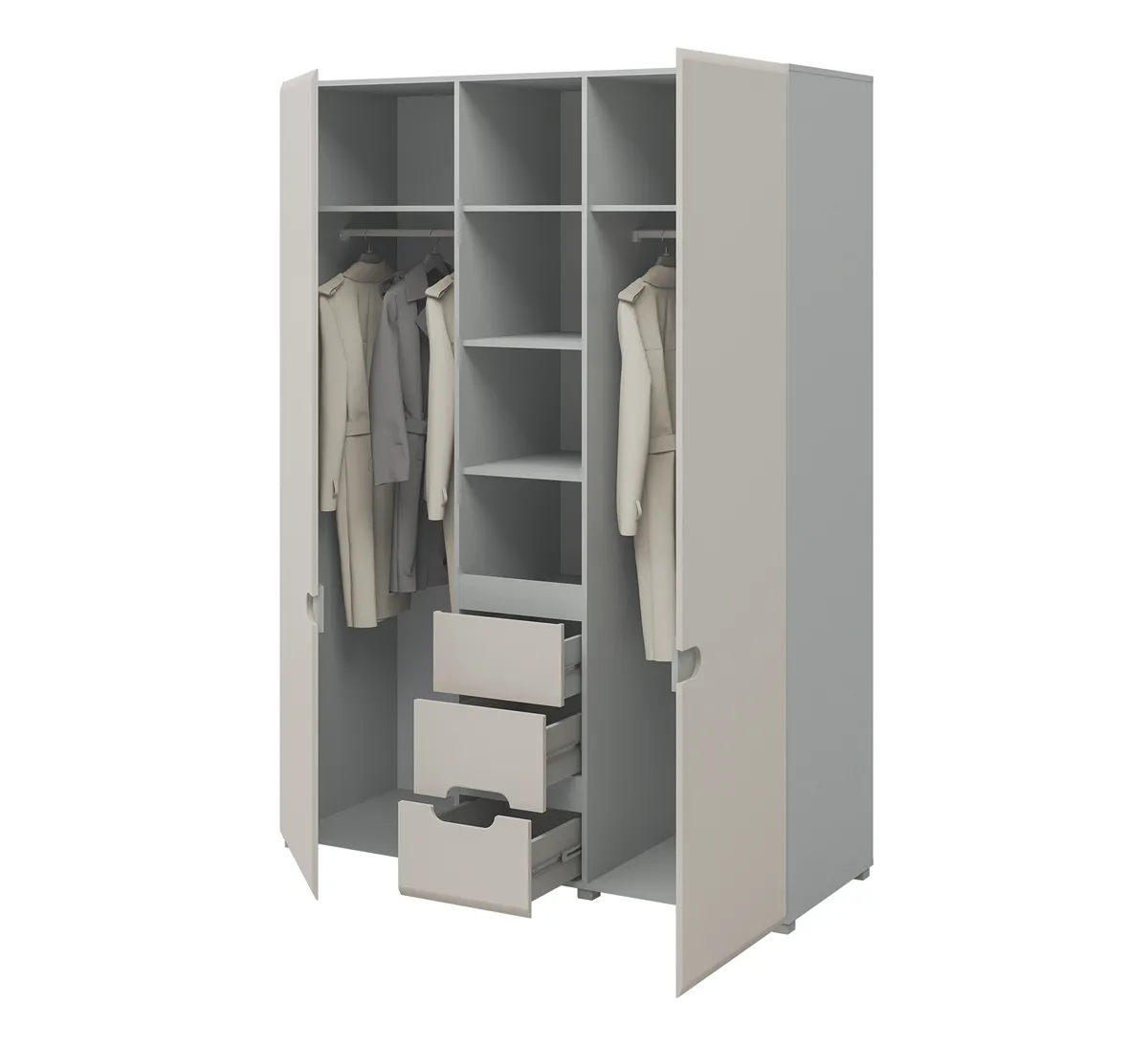 Шкаф для одежды Fortis МН-026-08-С1 Леонардо Кашемир