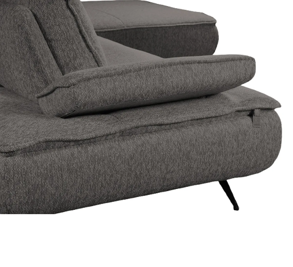 Диван угловой правый Fortis 33976 (серый)