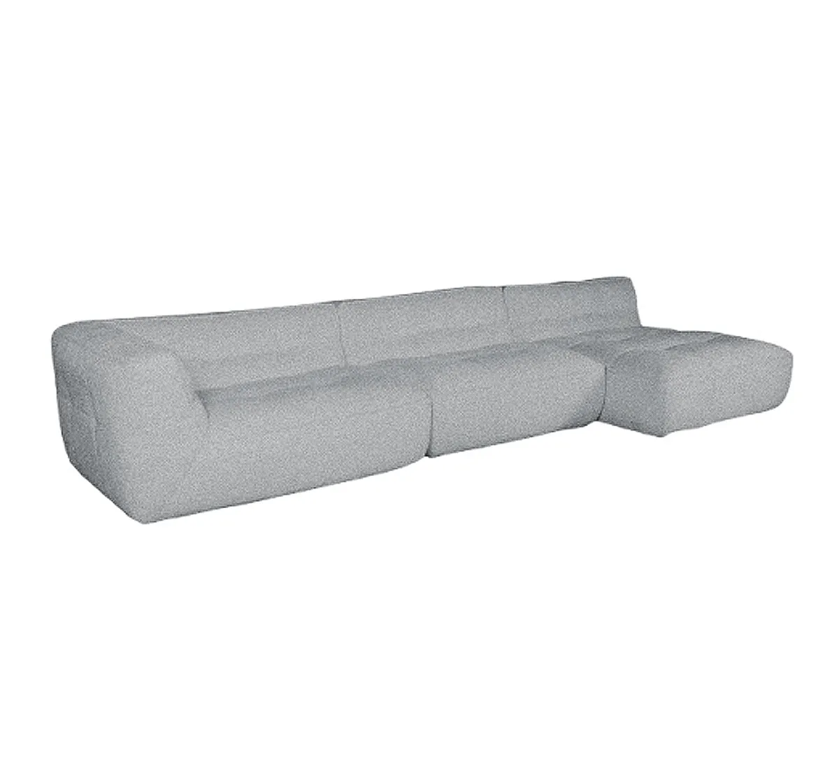 Диван угловой правый Fortis 33930 (серый)