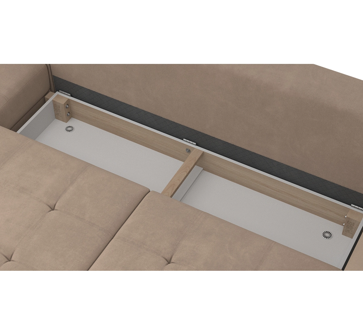 Диван левый угол Fortis Пьер (Noel beige)