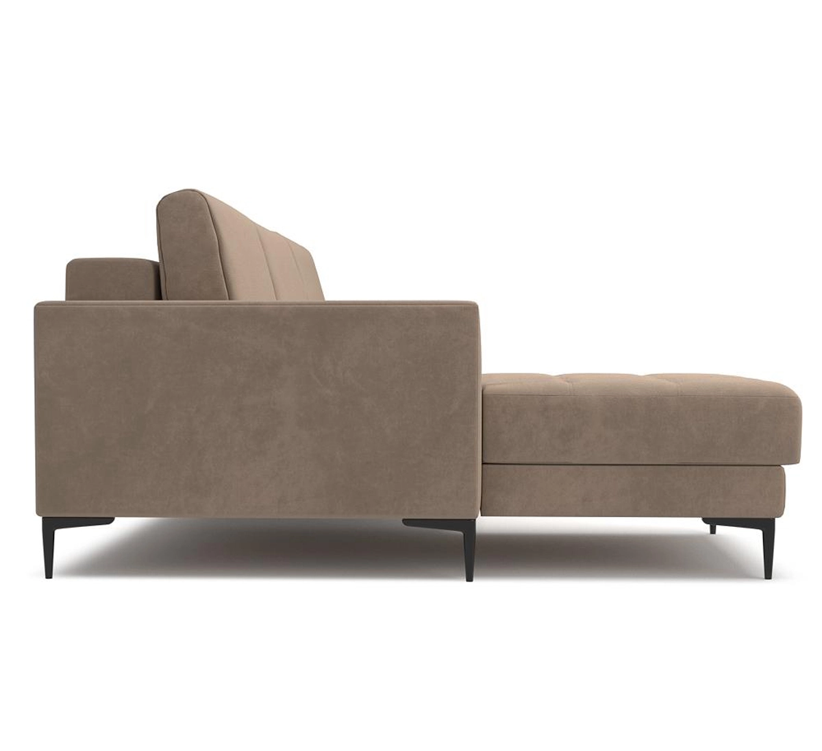 Диван угловой правый Fortis Пьер (Noel ivory)